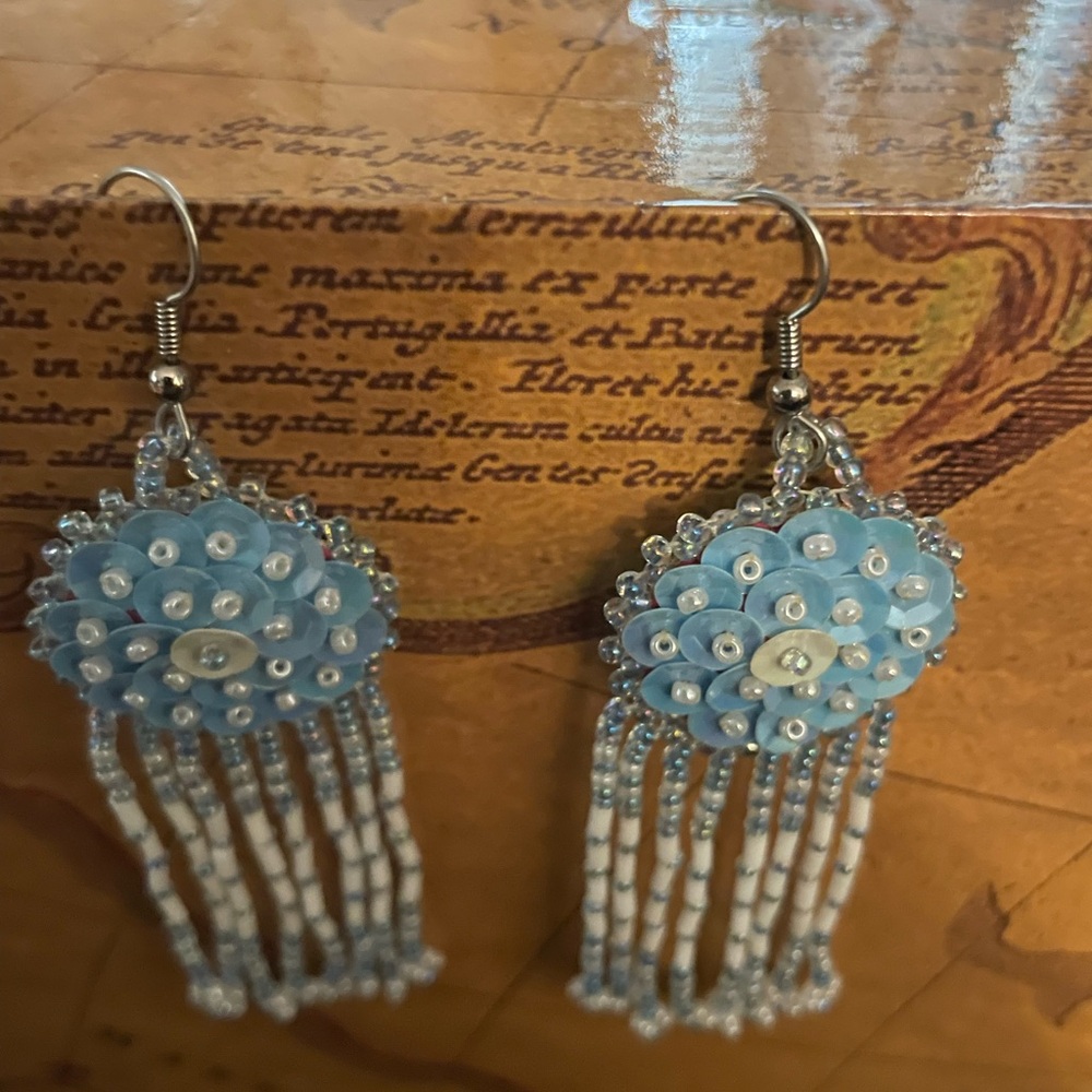 Beautiful beaded earrings